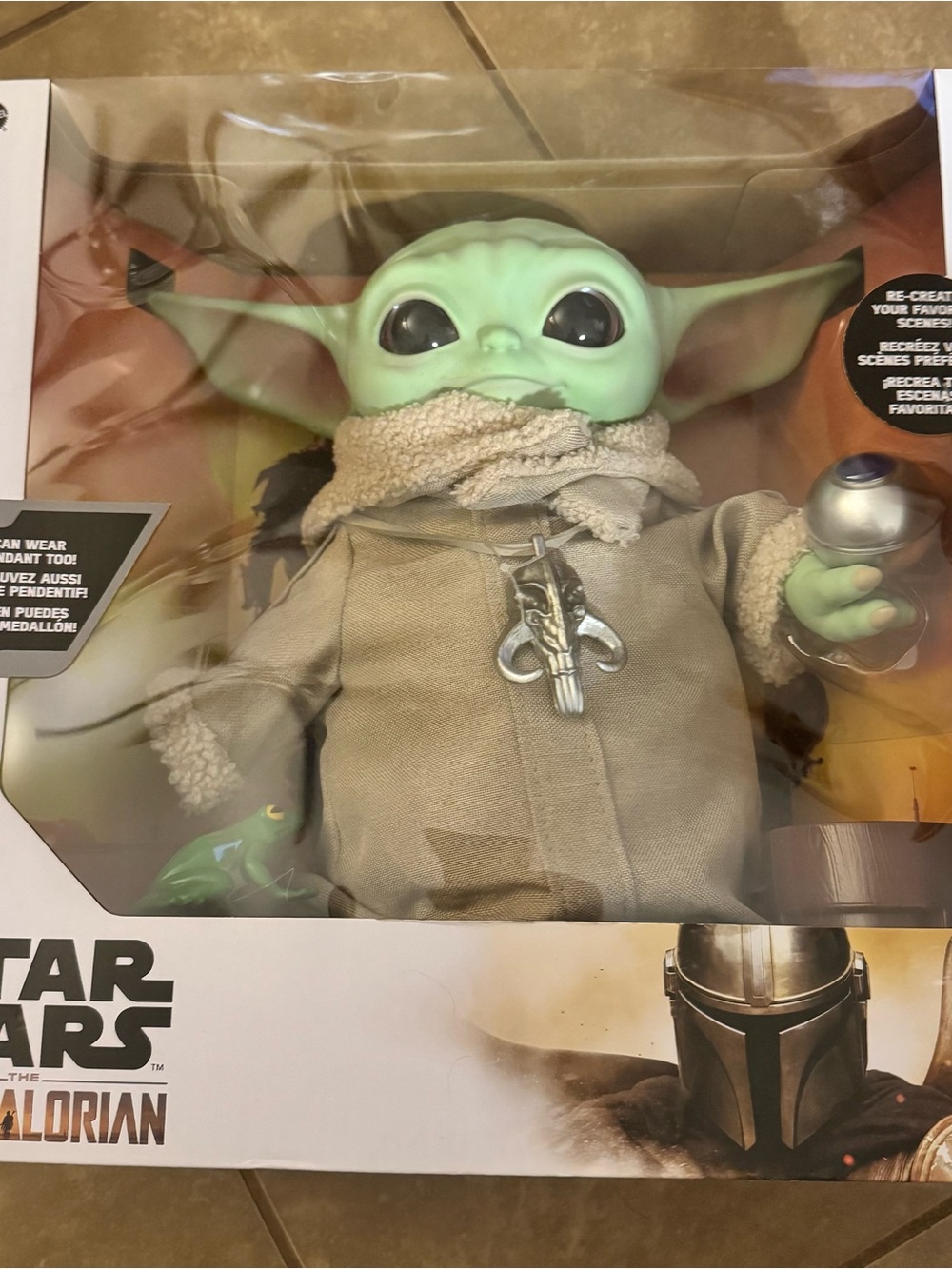 2020 Star Wars The Mandalorian Grogu Plush Figure - Green